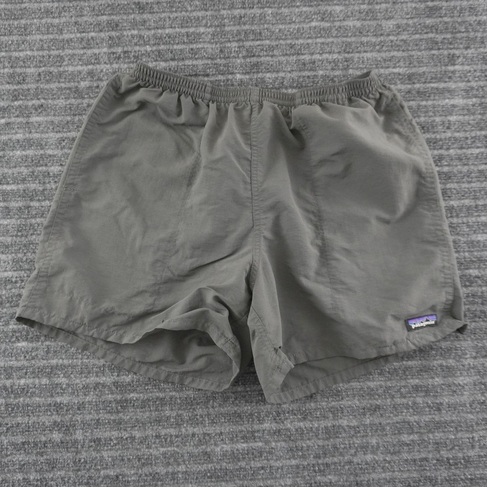 Patagonia Baggies Shorts Mens Size M Gray 5 Inch Inseam Outdoor Hiking